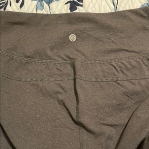 Women’s Stretchtherules Taupe Leggings Yoga Pants Athlesure Size M